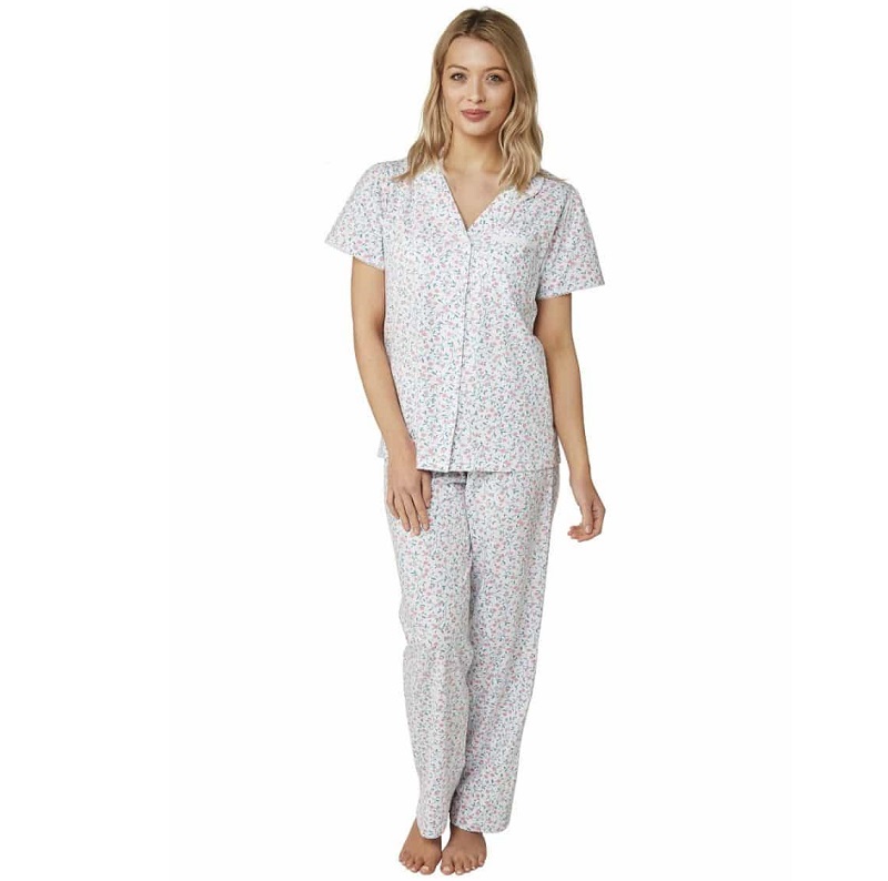 100% Cotton Cherry Print Pyjamas Marlon
