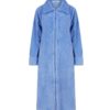 Luxury Zip Up Dressing Gown Slenderella Blue