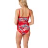 Oyster Bay Red Floral Swimsuit