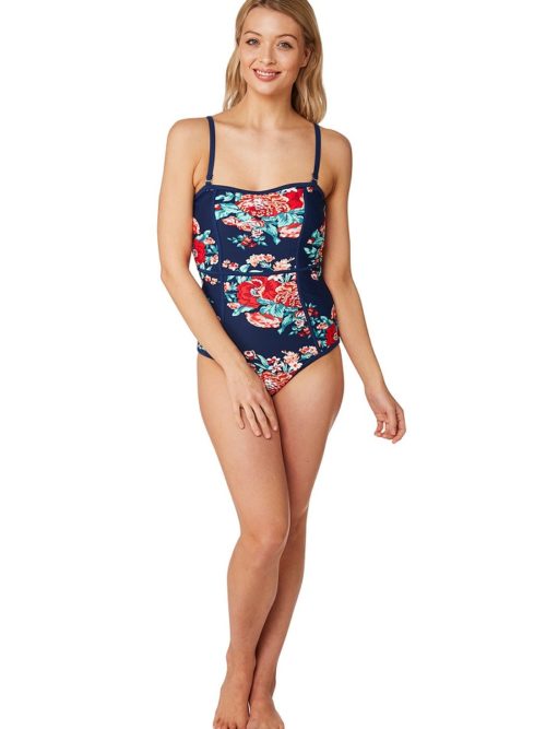 Oyster Bay Navy Floral Swimsuit
