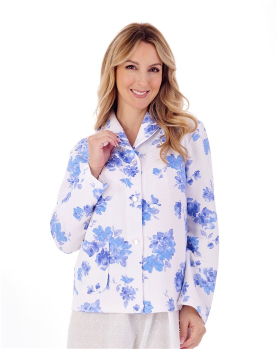 Floral Quilt Bed Jacket Slenderella BJ01315