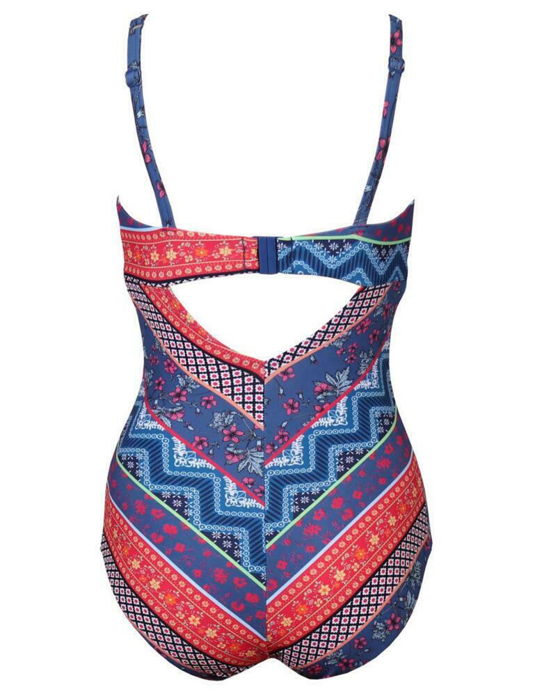 Pour Moi Twist Front Lightly Padded Non-Wire Control Swimsuit - Cherche ...