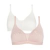 Soft Cup No Wire Bra Royce Twin Pack Posie 8019