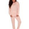 Penguin Print Pyjamas Pink Indigo Sky IN33578