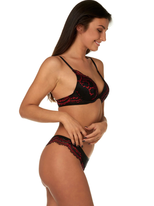 Thong Black and Red Nulan After Eden 10.35.6162