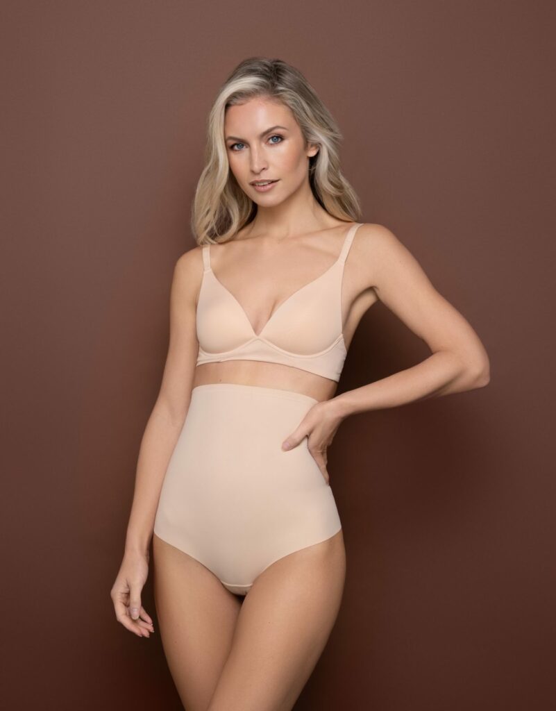 Nude Sculpted High Waisted Thong