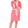 Flamingo Print Dressing Gown IN35923 Indigo Sky