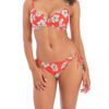 Freya Hibiscus Beach Underwire Sunset Plunge Bikini Top AS201202