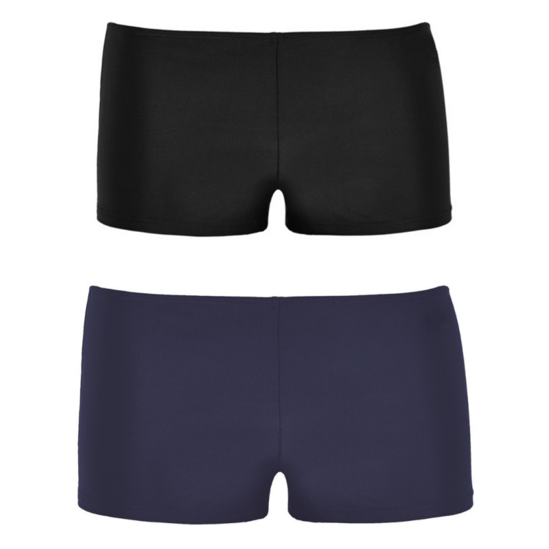 Swim Shorts Naturana for more coverage at the beach In navy and black
